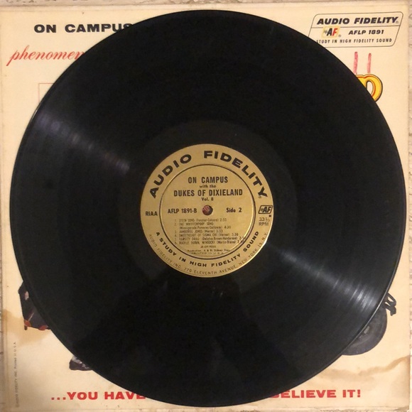 The Dukes Of Dixieland On Campus With... Vinyl Lp '57 - Picture 3 of 7
